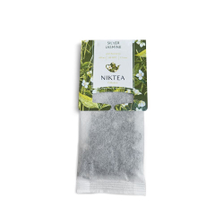 Чай зеленый в пакетиках для чайника Niktea Silver Jasmine / Серебряный Жасмин 20 x 4 г