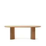 Стол Nealy с дубовым шпоном в натуральной отделке, 200 x 100 см