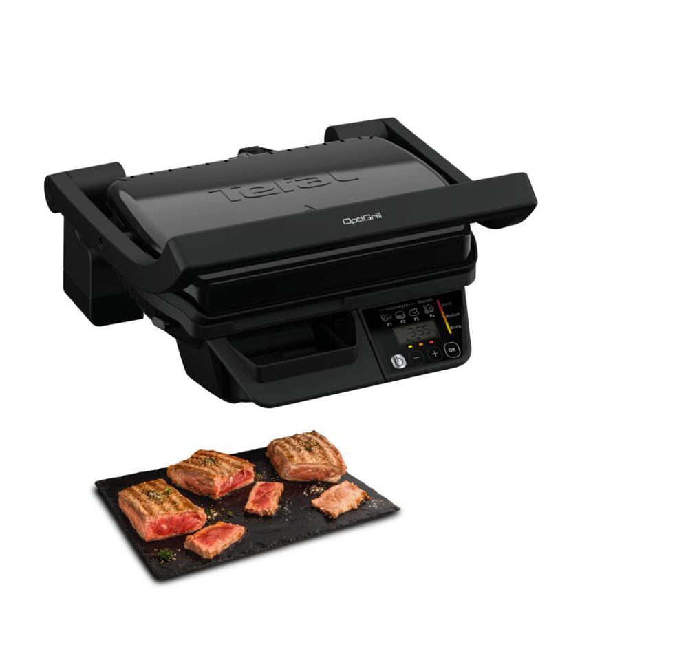 Гриль Tefal Optigrill GC7P0810 черный