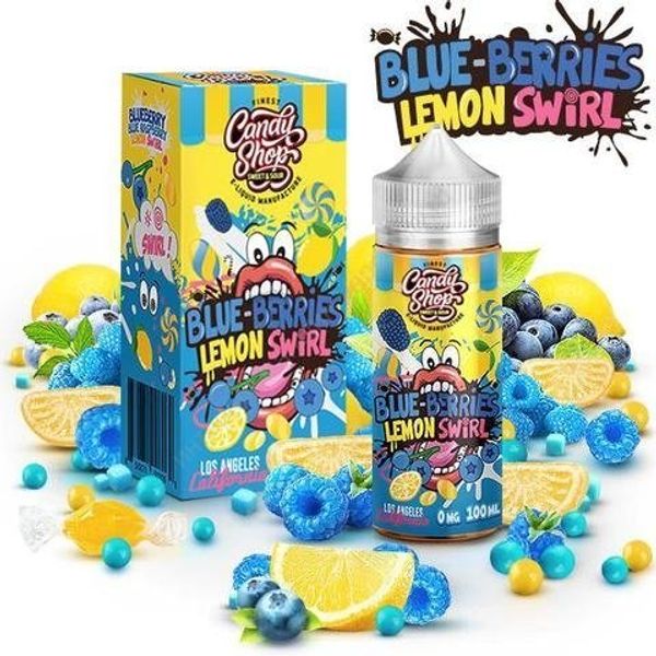 Купить Жидкость Candy Shop - Blue-Berries Lemon Swirl