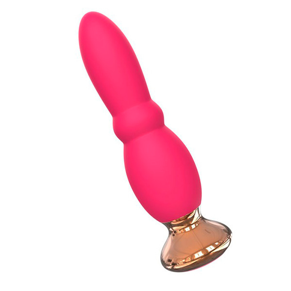 Розовый анальный вибромассажер 14,8см I-Moon Anal Vibrator MY-625