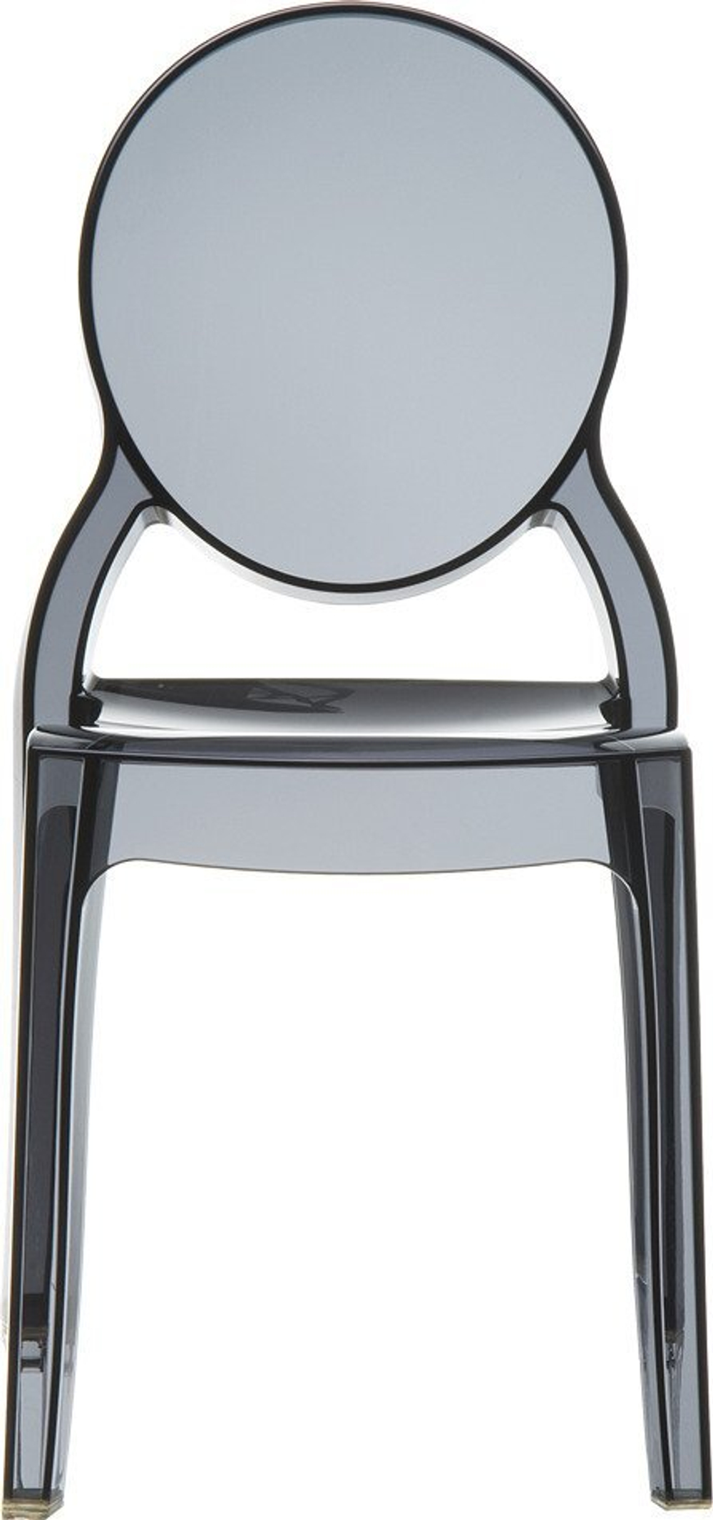 Стул прозрачный Siesta Contract Elizabeth, черный