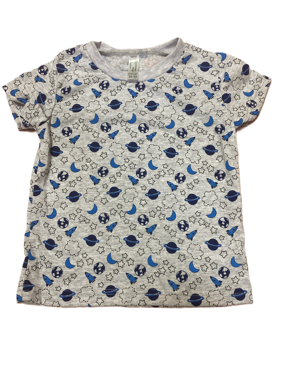 Футболка на мальчика из кулирки (100% хлопок) на рост 116 см