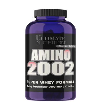 Ultimate Nutrition Amino 2002 2000 mg 330 tablets , Аминокислоты
