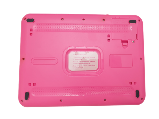 Детский обучающий ноутбук русско-английский (35 функций) с мышкой ( розовый )