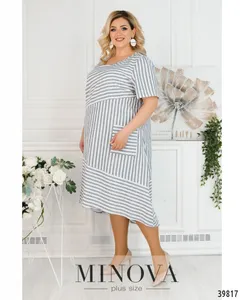 Платье 8-234-серый Minova