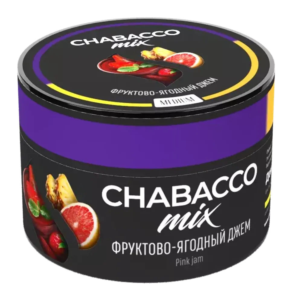 Chabacco Strong - Pink Jam / Фрутково-ягодный Джем (50г)