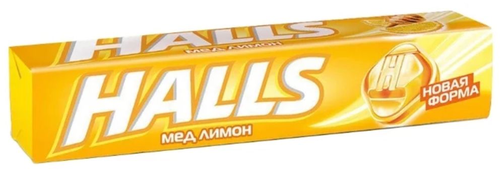 Леденцы Halls Мёд и лимон 12 шт.