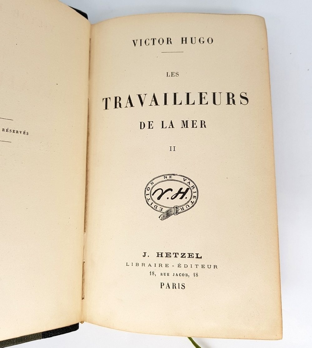 "Les travailleurs de la mer (Труженики моря)". Victor Hugo (Виктор Гюго). 1890г.
