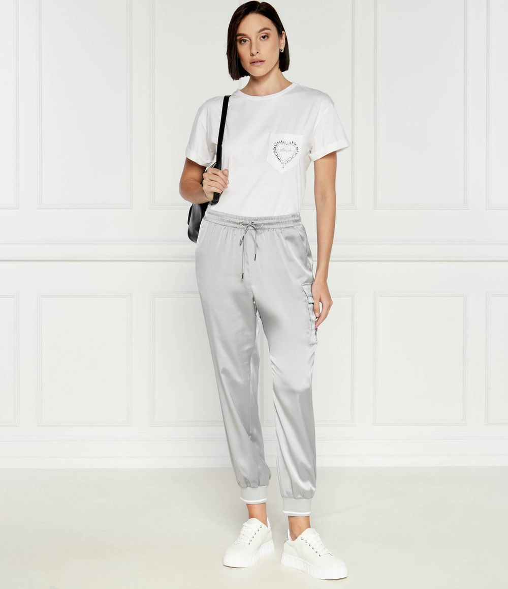 Брюки Liu Jo Sport - серебряный(TF4088 T3810)