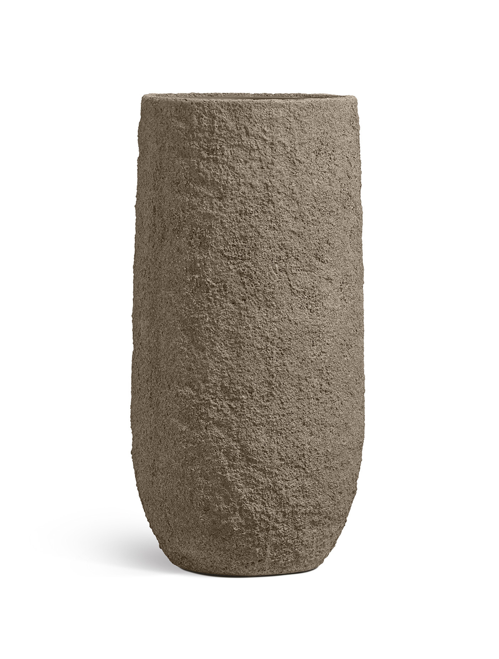Кашпо TREEZ Effectory Terra Высокий конус серый беж в-91, д-45 см 41.33-22-24-116-RB-91