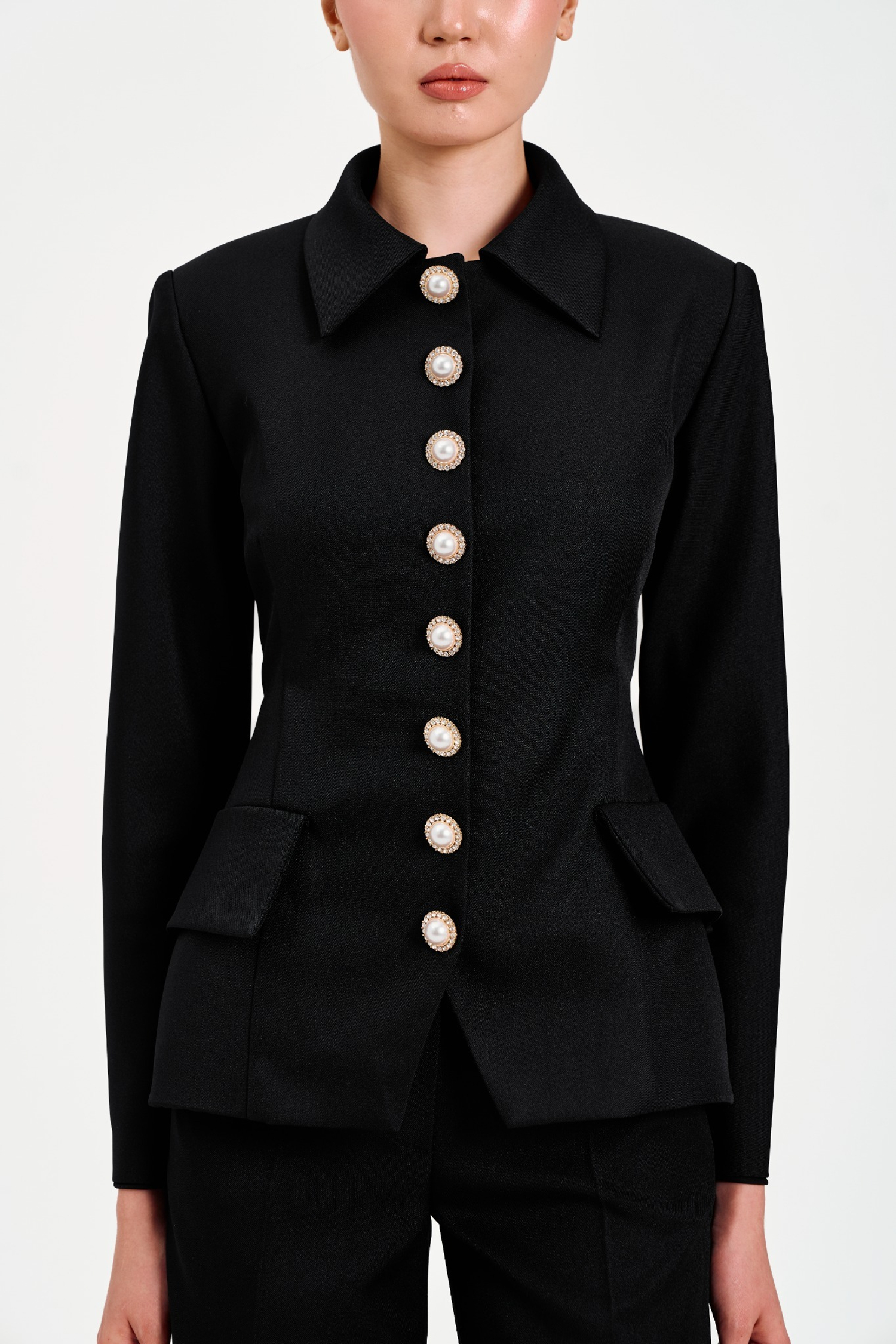 Пиджак Chevalier (Шевалье) c нар. пуговицами черный