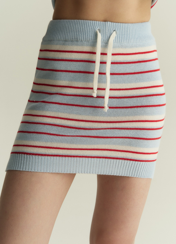 Юбка мини в полоску 1’1’26