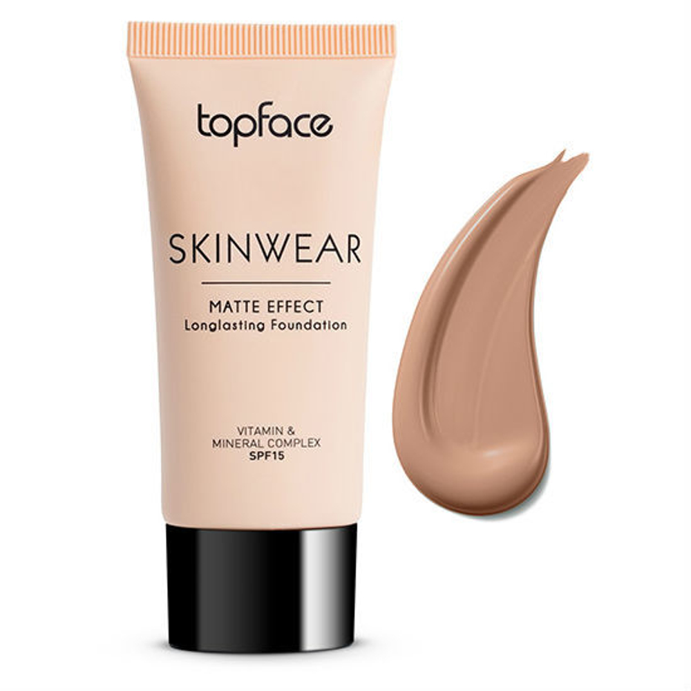 TopFace. Тональный крем "SKINWEAR Matte Effect" PT468