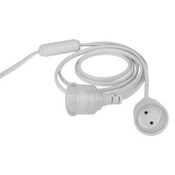 Патрон ЭРА FITO-Holder G13 IP65 mах Т8 для ламп FITO до 1200 мм 2хG13 с выключателем, вилкой 1.5 м