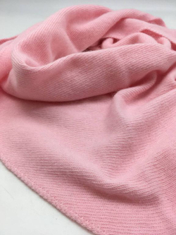 Оренбургский платок-косынка К401-15 розовый