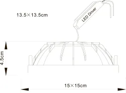 Встраиваемый светильник Arte Lamp RIFLESSIONE