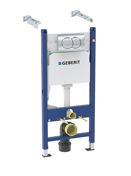 Комплект Geberit с клавишей Delta01, хром глянцевый