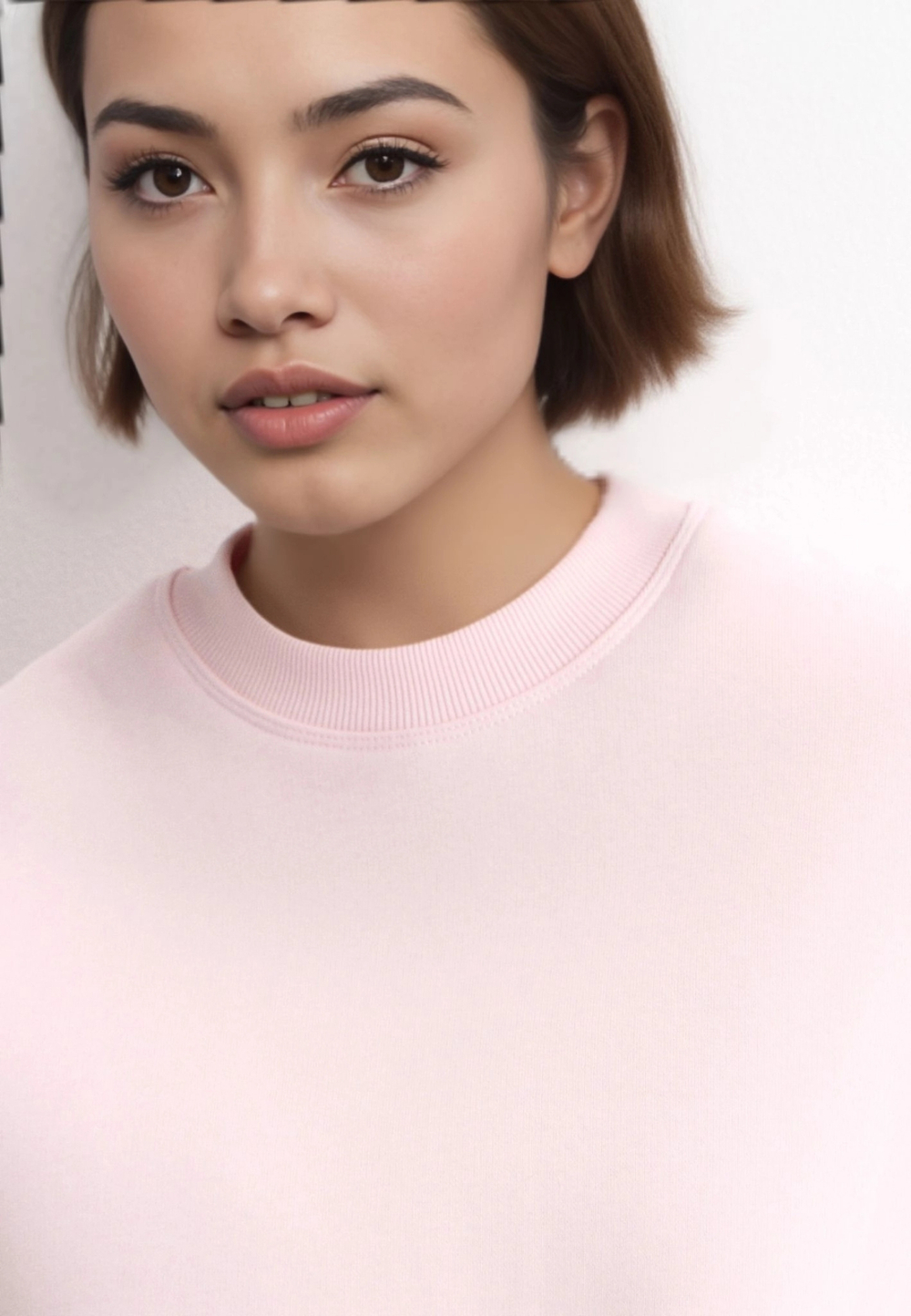 Розовый свитшот