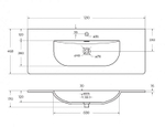 Тумба с раковиной BelBagno 120 UNO-1200-2C-SO-СO+BB-8099-120 бежевая матовая