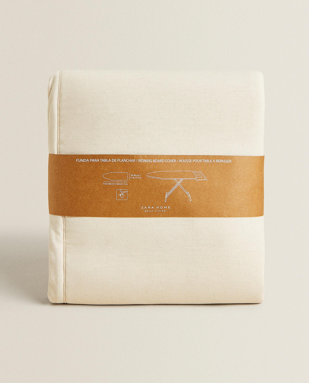 Чехол для гладильной доски Zara Home, хлопок, бежевый, 7249/149