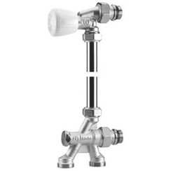 Группа термостатическая Giacomini микрометр. для однотр. систем с угловым клапаном 1/2quot; x 16 x 15