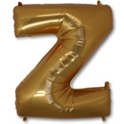 Буквы золотые русские/английские 40"-102 см