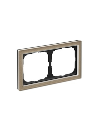Рамка 2-м ArtGallery Pure органич. стекло шампань SE GAL320502