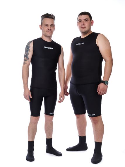 Майка Free-Sub Athlete smoothskin/лайкра двусторонняя неопреновая 3 мм