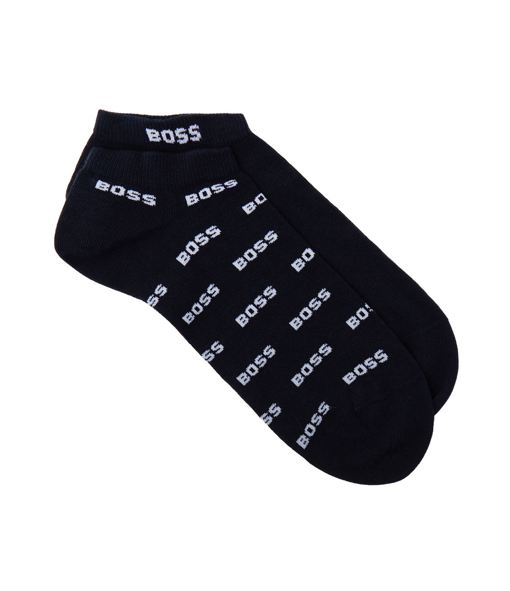 Носки/носки-следы 2 пары AS Allover Col BOSS BLACK - темно-синий(50511426)
