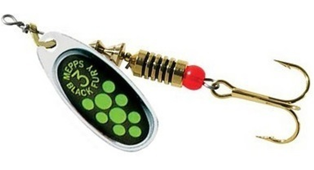 Блесна для рыбалки вращающаяся BLACK FURY 3 Gold