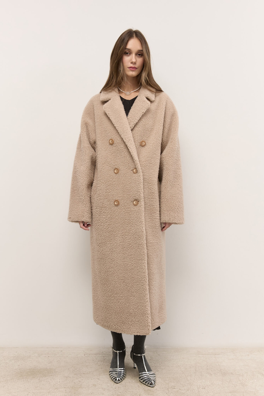 Шуба двубортная