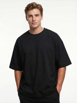 Футболка оверсайз "Дух России", черный