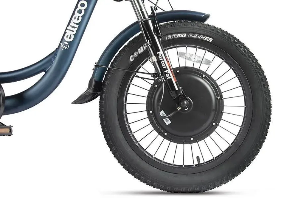 Электротрицикл Eltreco Porter Fat 700 с корзиной