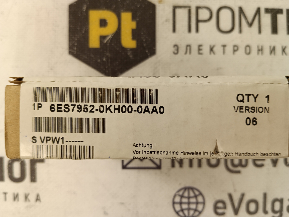Siemens 6ES7952-0KH00-0AA0 новое