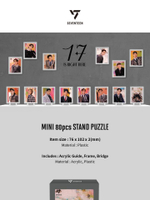 товары SEVENTEEN - 17 IS RIGHT HERE OFFICIAL MD MINI 80pcs STAND PUZZLE