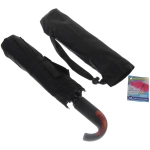 Зонт мужской полуавтомат «Ultramarine - Томас», цвет черный, ручка крючок, d98см