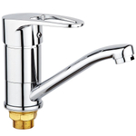 Смеситель для раковины, РМС, корот изл, с картриджем, хром, SL52-004FB-15