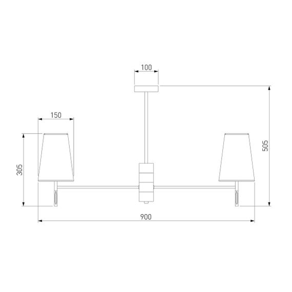 Подвесная люстра Eurosvet Milazzo 60137/8 золото