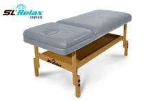 Массажный стол Relax Comfort серая кожа (№4)