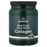 Swanson, Real Food Bone Broth Collagen, шоколад, 555 г (1,22 фунта)