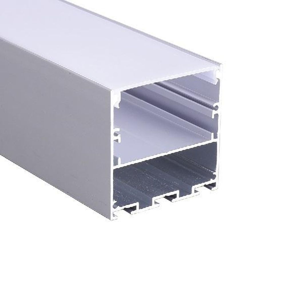 Профиль накладной PAL 5050 L2000 в комплекте: 2 глухих заглушки; рассеив. матов.; 4 клипсы крепежных; 2 подвеса по 1м JazzWay 5049901 Профиль накладной PAL 5050 L2000 в комплекте: 2 глухих заглушки; рассеив. матов.; 4 клипсы крепежных; 2 подвеса по 1м JazzWay 5049901