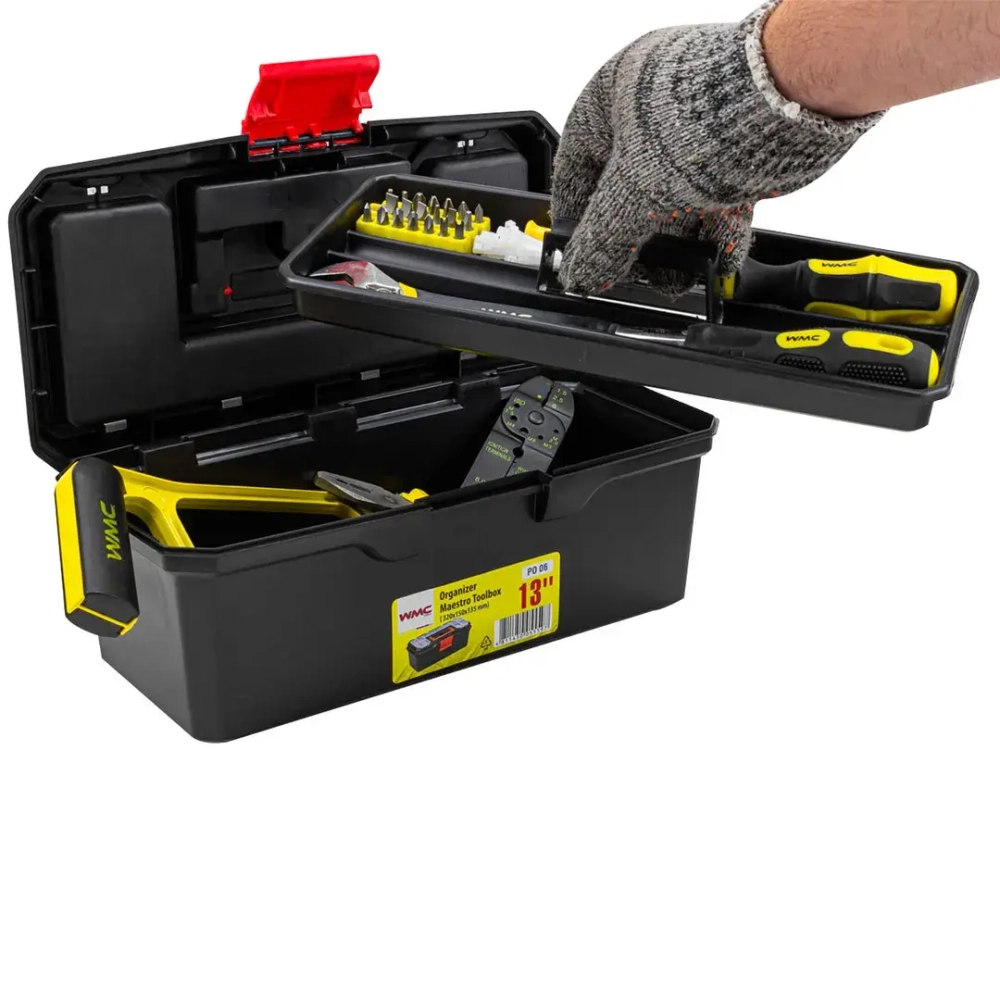 Ящик пластмассовый 13'', 320x150x135мм WMC TOOLS WMC-PO.06