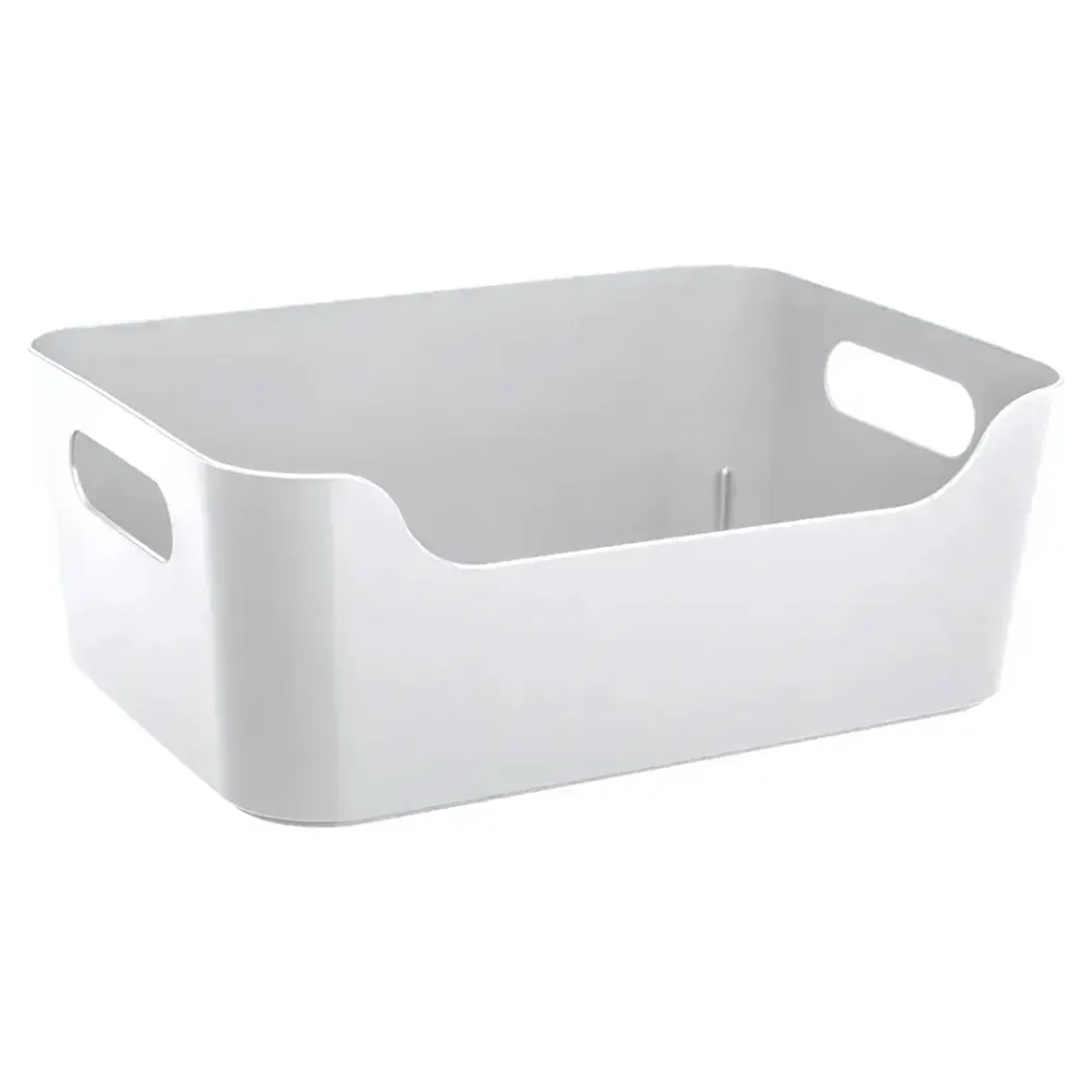 КОРЗИНКА УНИВЕРСАЛЬНАЯ SCANDI, 340Х240Х140 ММ, 10Л (Белый)