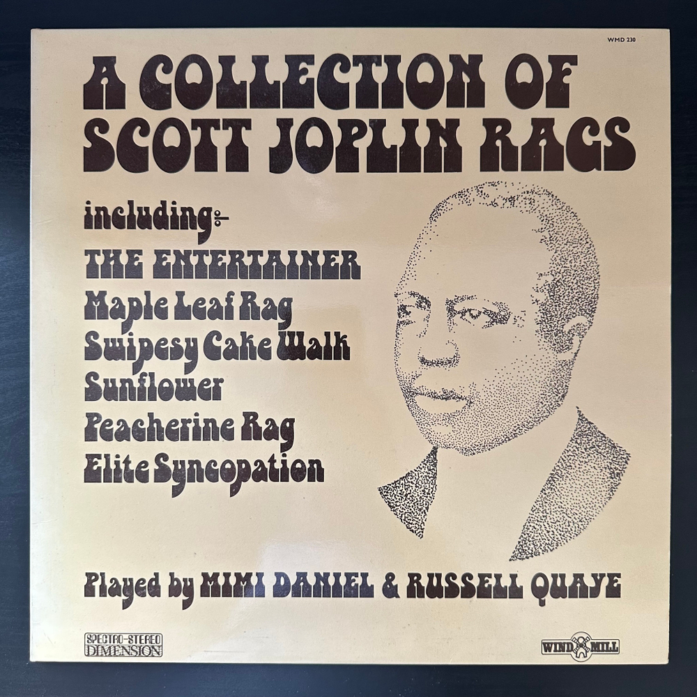 Mimi Daniel And Russell Quaye - A Collection Of Scott Joplin Rags (Англия 1974.)