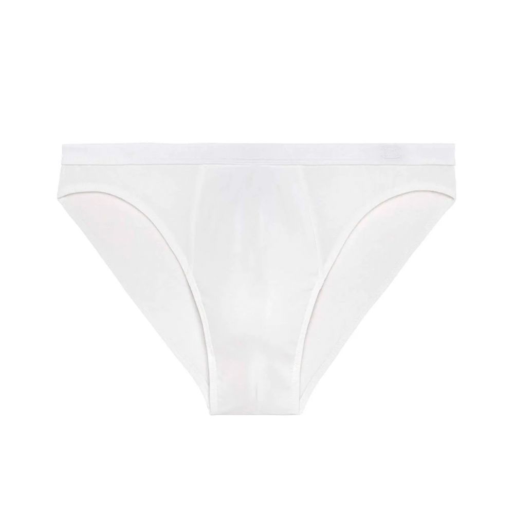 Мужские трусы слипы белые HOM Supreme Cotton 40-2448-0003
