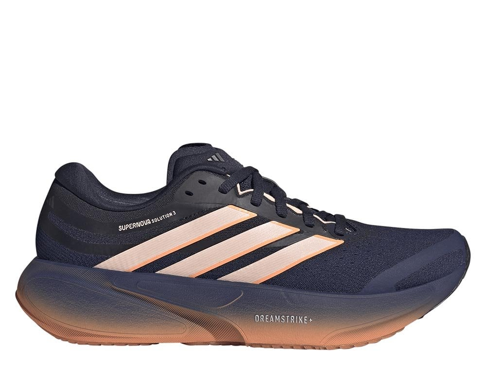 Кроссовки для бега женские adidas Supernova Solution 3 W тёмно-синие/оранжевые