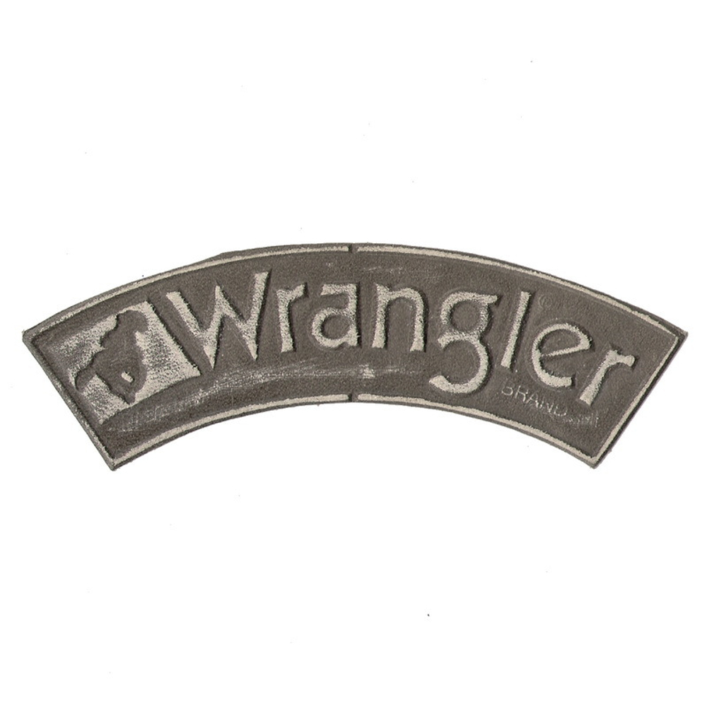 Нашивка Wrangler (серая)