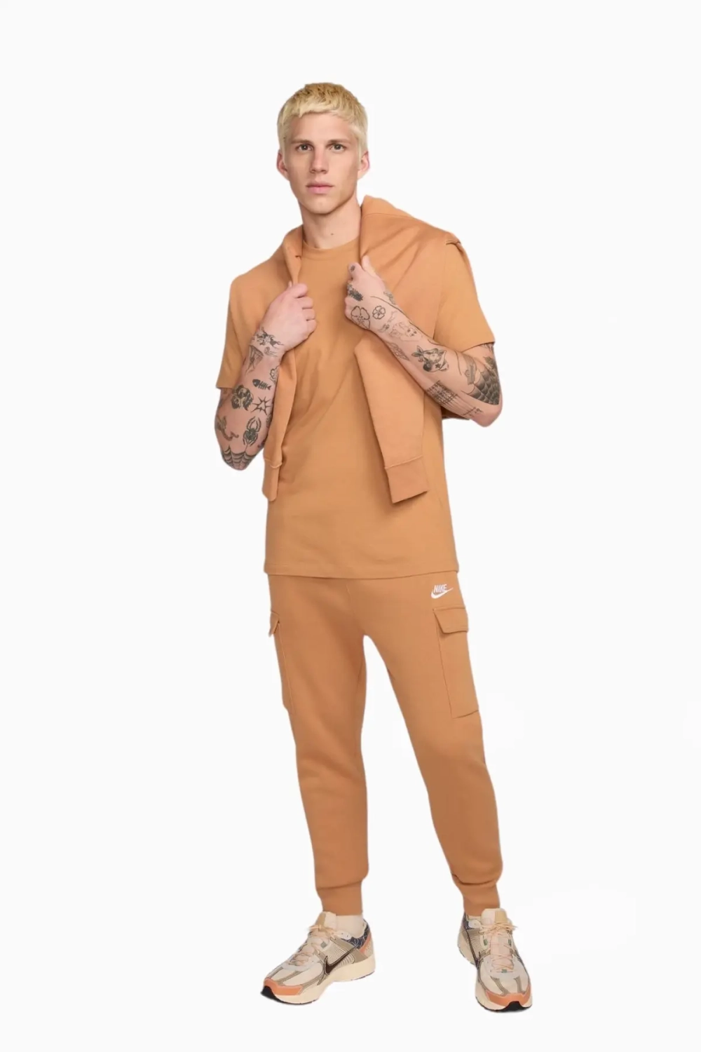 Штаны Nike Fleece - оранжевый