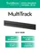 MULTITRACK Шина скрытой установки трековой системы 40 см АНТРАЦИТ
